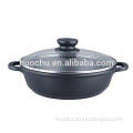 aluminum die cast die-cast shallow casserole